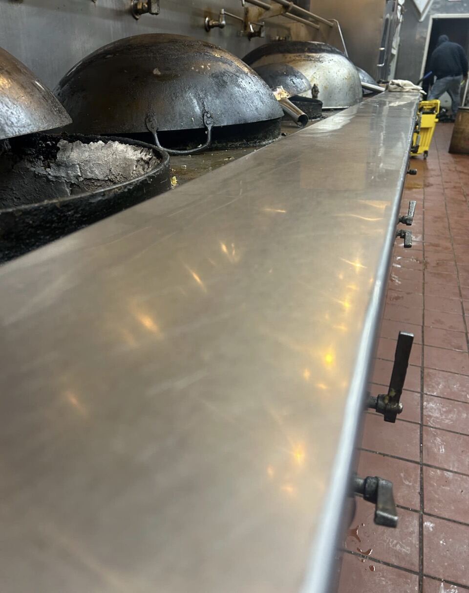 Restaurant property pressure washing